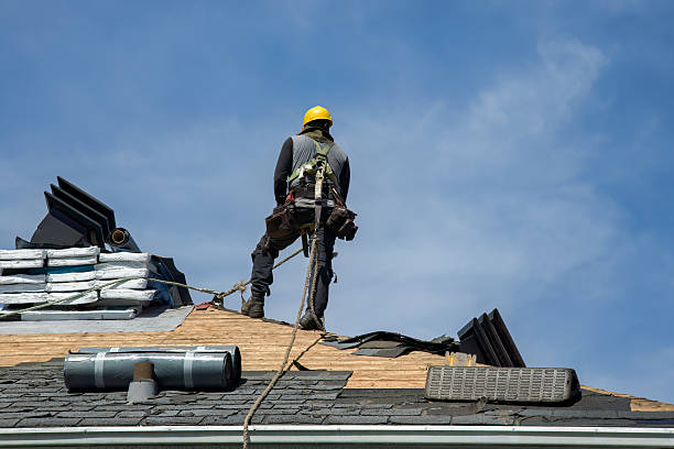 Professional Roof Installation technician working in White, PA